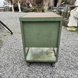 Workshop trolley with one metal drawer