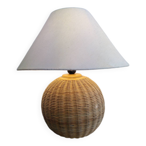 lampe en rotin