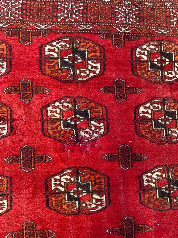 Vintage carpet afghan boukhara 114x170 cm