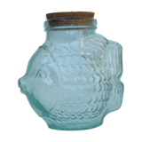 Vintage fish jar with cork from the brand SVE made in Italy
