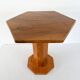 Art Deco guéridon from the 1930s in walnut and oak.