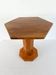 Art Deco guéridon from the 1930s in walnut and oak.