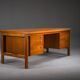 Bureau exécutif danois en teck par Arne Vodder pour H.P. Hansen, années 1960