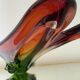 Large Murano crystal bowl from the 60s