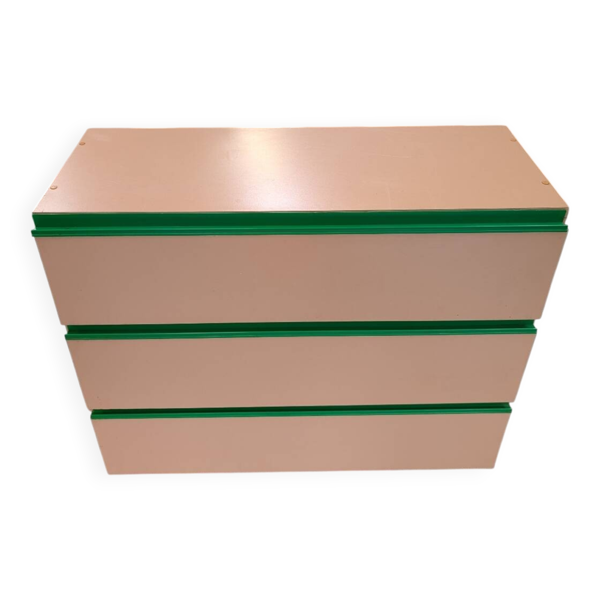 Vintage pink chest of drawers