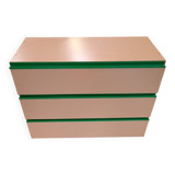 Vintage pink chest of drawers