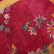 Old Chinese Art Deco handmade carpet 79cm x 134cm 1920s, 1E08