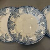 Set of 5 flat plates Saint Amand Terre de Fer