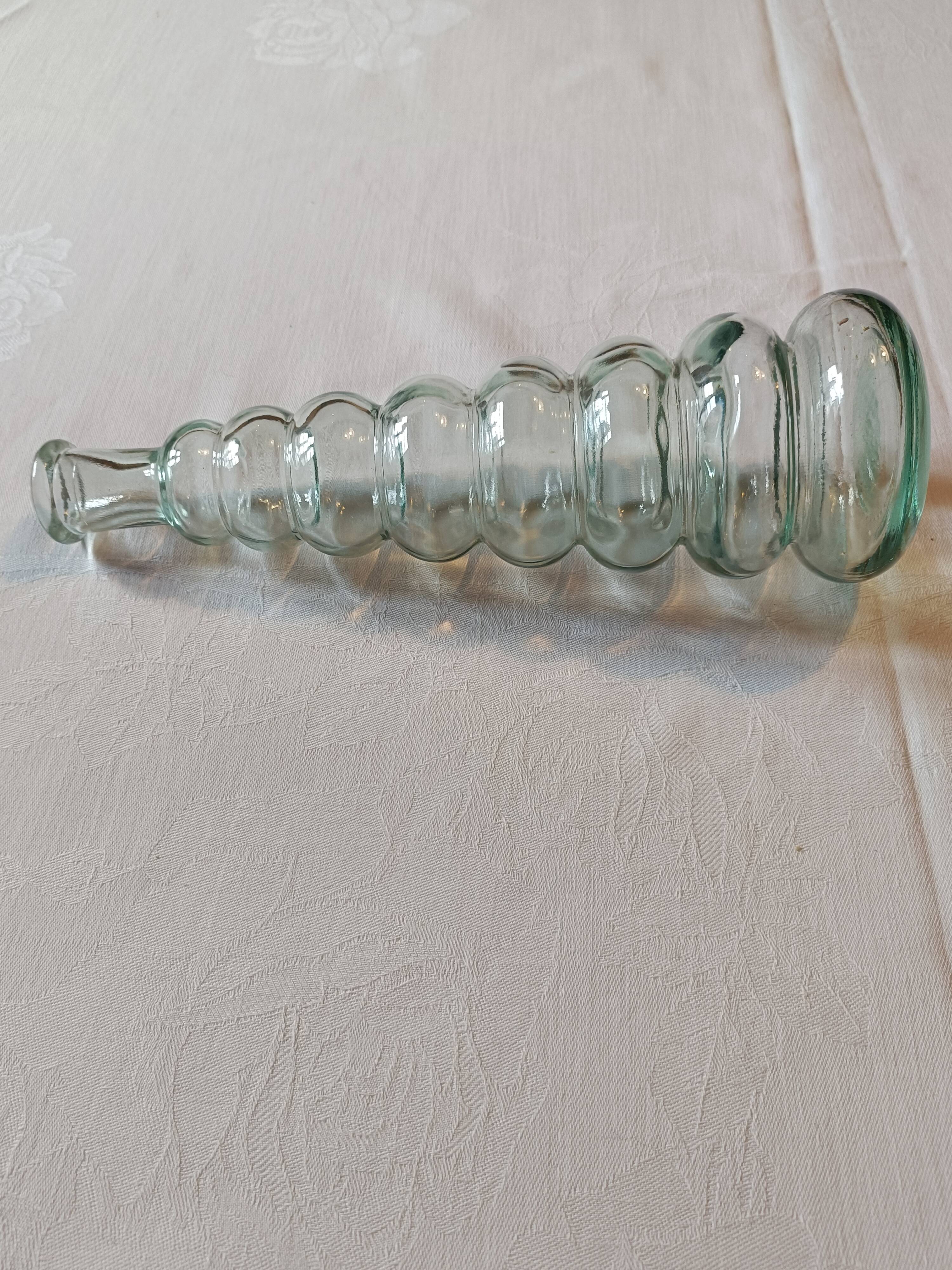 Glass bottle vase