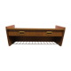 Scandinavian wall shelf in teak
