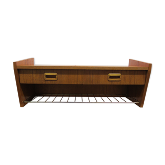 Étagère murale scandinave en teck