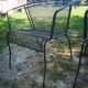 Pair of metal garden chairs 1950