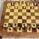 Échiquier en bois