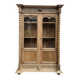 Late 19th century oak library