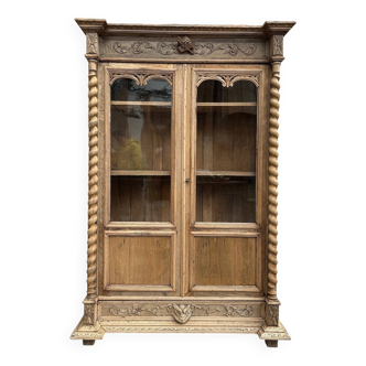Late 19th century oak library