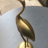 Large brass stilt walker