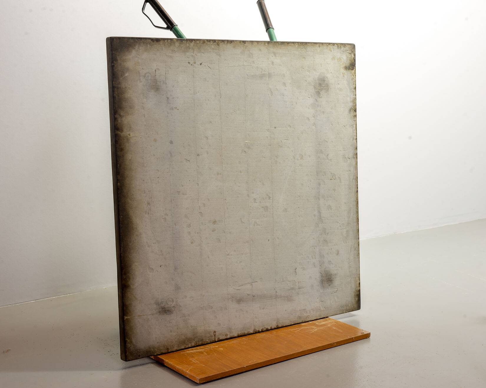 Ardesia Collection Square Slate Stone Coffee Table in Pia Manu Style, 1960s