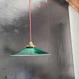 Green opaline pendant light