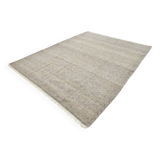 8x10 Plain Brown Turkish Vintage Kilim Rug, 255x322Cm