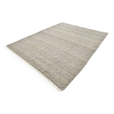 Tapis Kilim turc vintage marron uni 8x10, 255x322 cm