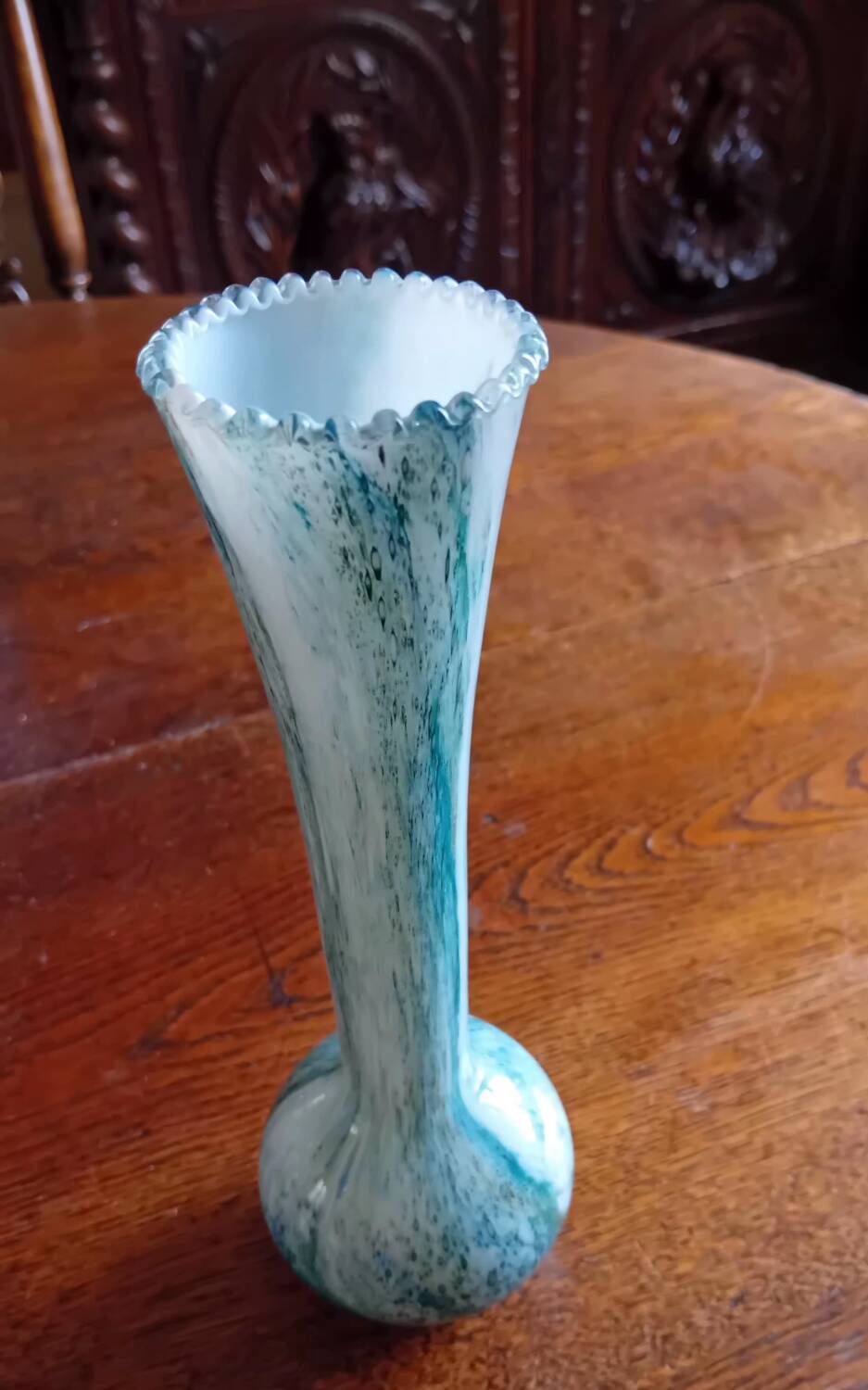 Murano Turquoise Vase from the 60s