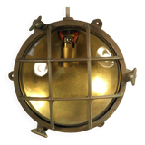 22 cm brass "porthole" wall light