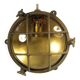 22 cm brass "porthole" wall light