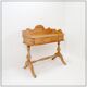 Antique English Pine 2 Drawer Desk - 1950s