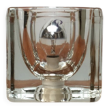 Vintage German table lamp in glass TA 14 Cube by Peill & Putzler, 1970s.