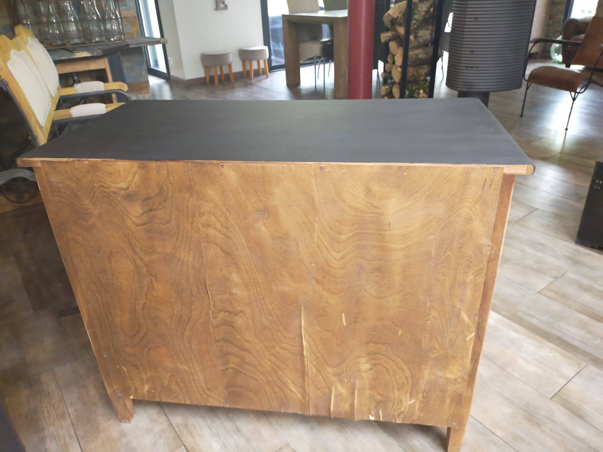 Renovated old wooden chest of drawers