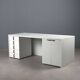 Bureau vintage style Quaderna tiroirs compartiments en stratifié Italie années 1980 original