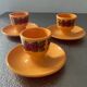 3 Emsa Germany egg cups 60s-70s
