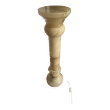 Column floor lamp