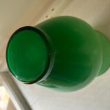 Vintage green opaline vase