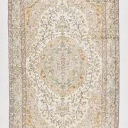 Cream & Beige Antique Turkish Rug 163x267Cm SK 21968