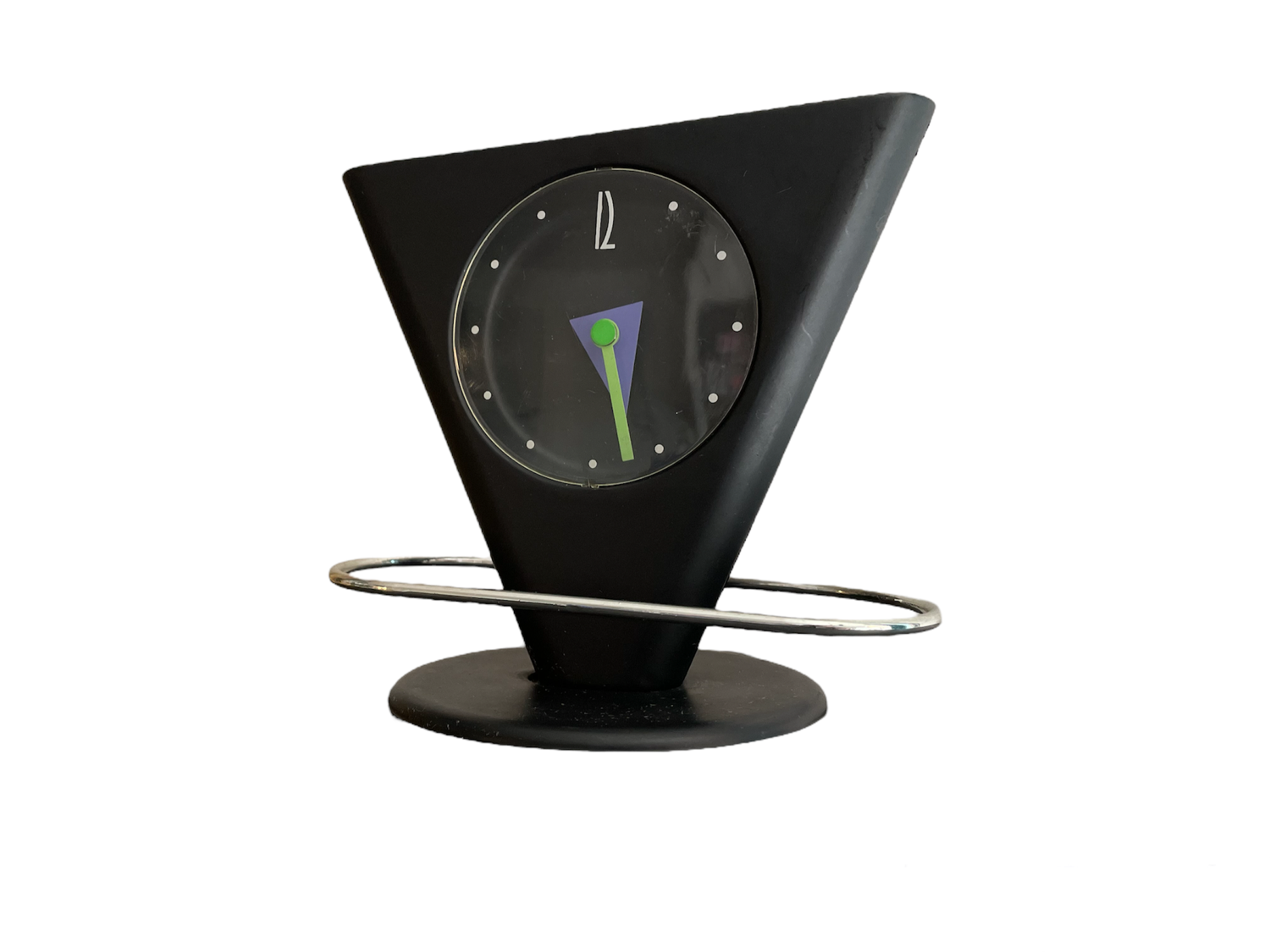 Table clock style Memphis 80s