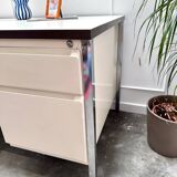 70s white desk