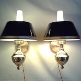 English style sconces by Erik Wärnå for EWÅ, Värnamo, Sweden. 1970's.
