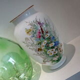 White opaline vase
