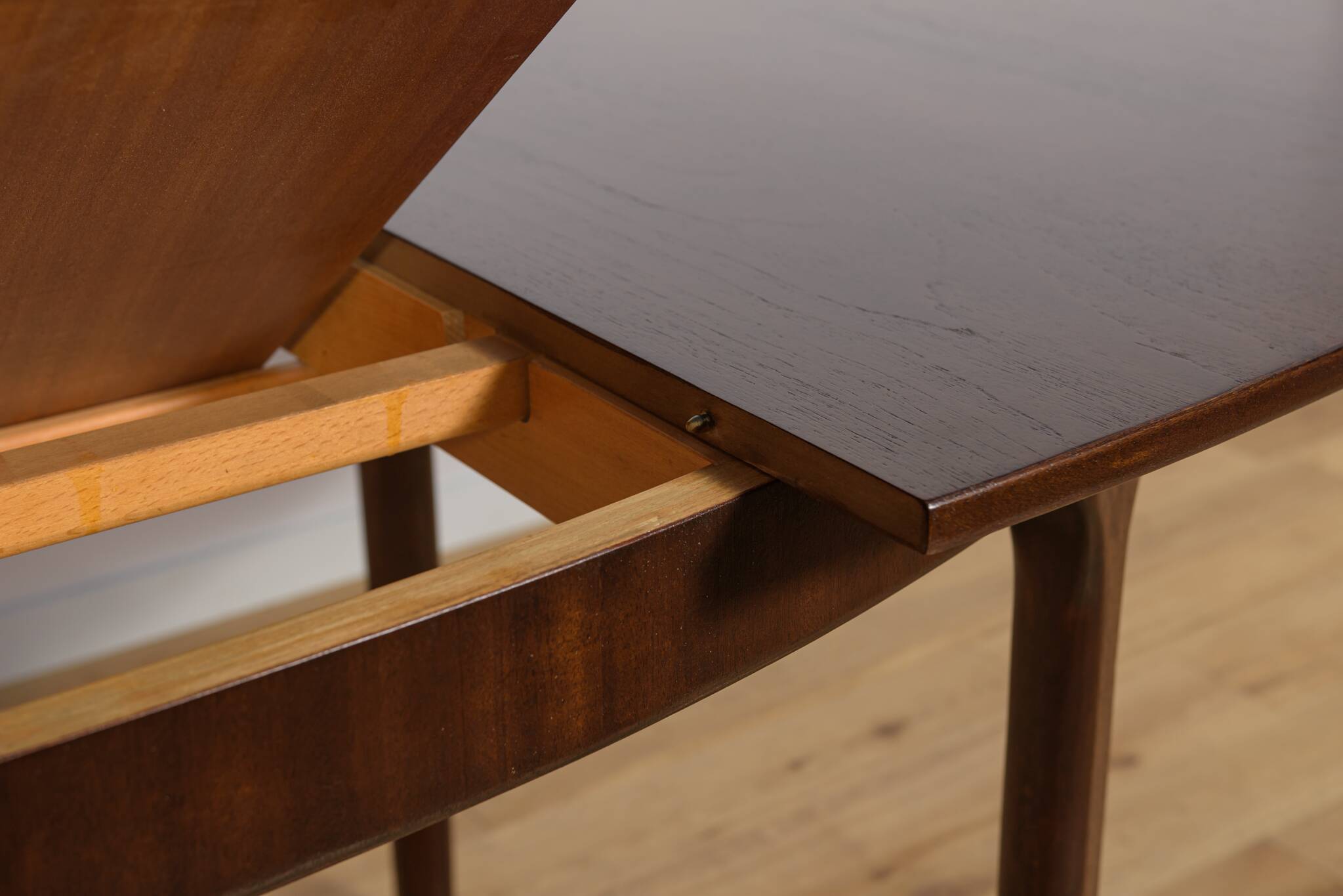 Mid-Century Oval Extendable Teak Dining Table from McIntosh, 1960s