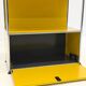 USM Haller cabinet in yellow