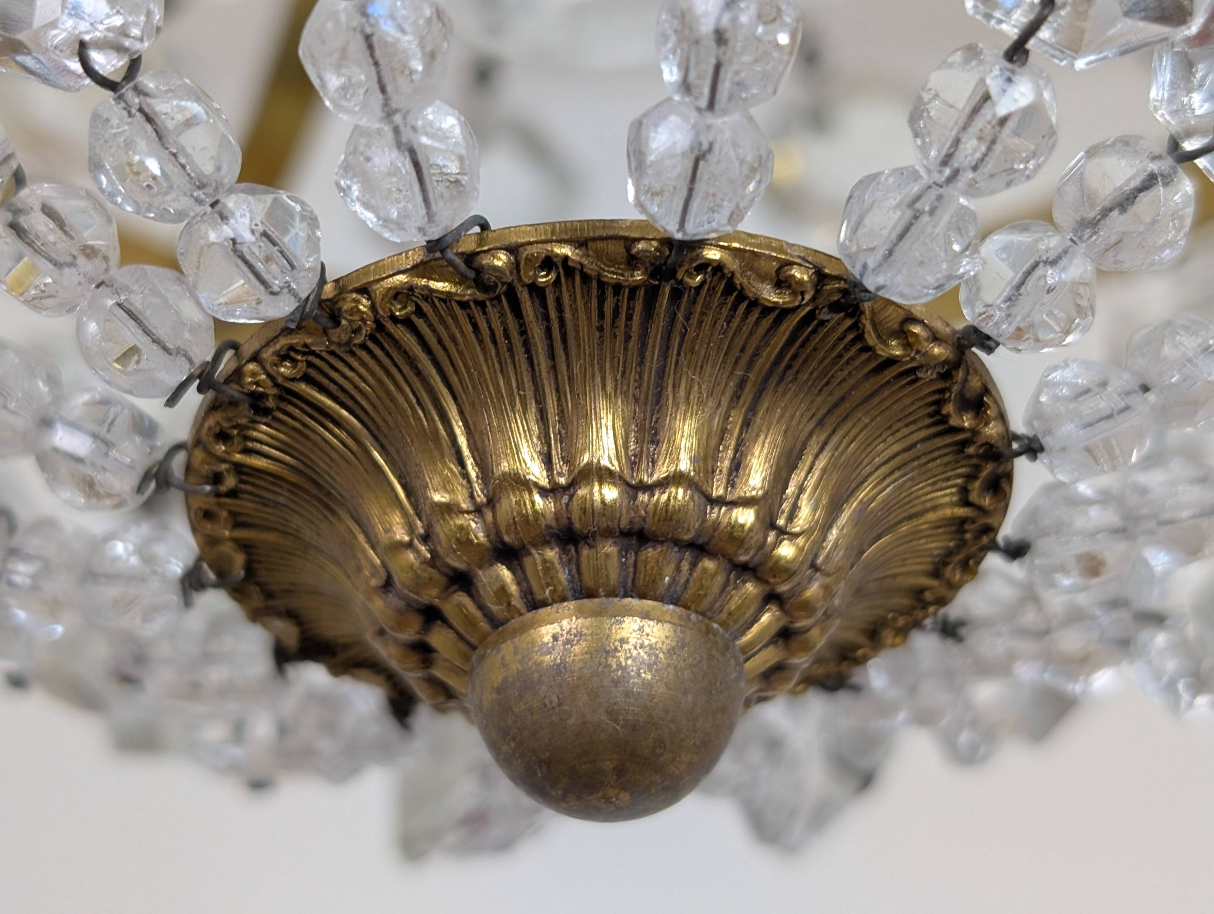 Hot air balloon tassel chandelier