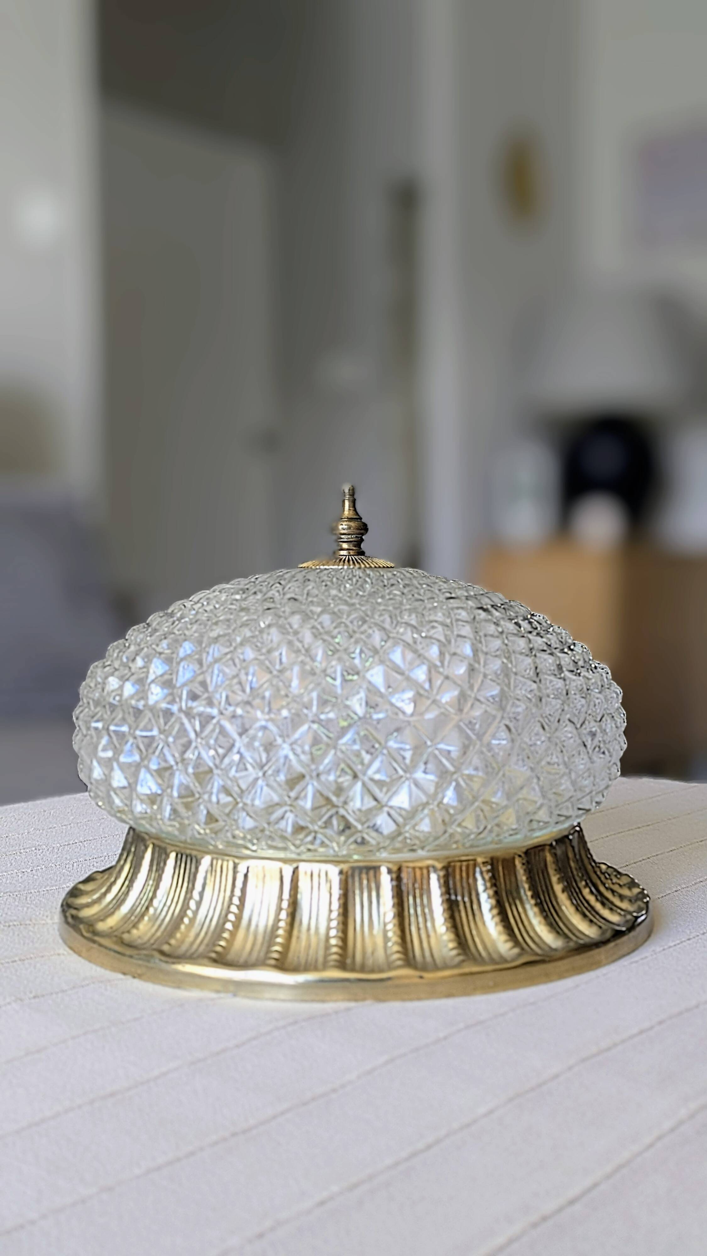 Plafonnier vintage Rudolf Zimmermann Bamberg (L-0164)