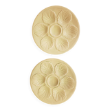 2 Proceram oyster plates from the 50s-60s