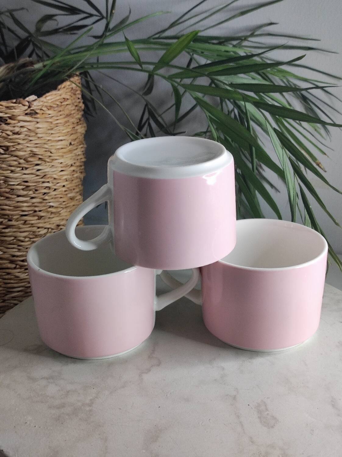 Pink coffee set 6