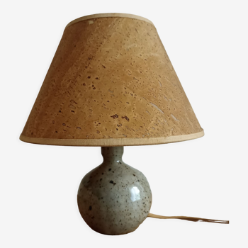 Bedside lamp in stoneware 70s