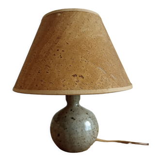 Bedside lamp in stoneware 70s