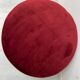 Pouf velours rouge & bordeaux