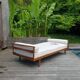 Vintage Scandinavian daybed sofa (bench) vintage 60s