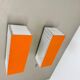 Vintage Pop Art wall lamps, 1950s, set of 2